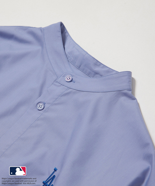 ROPE' PICNIC（ロペピクニック）の「【MLB COLLECTION BY JUN】リボンタイシャツワンピース（シャツワンピース・レディース・ネイビー/サックスブルー/ブルー・38）」の18枚目の写真