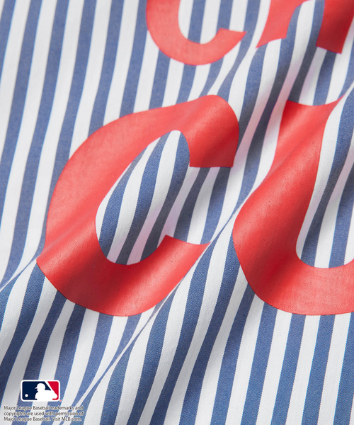 ROPE' PICNIC（ロペピクニック）の「【MLB COLLECTION BY JUN】リボンタイシャツワンピース（シャツワンピース・レディース・ネイビー/サックスブルー/ブルー・38）」の9枚目の写真