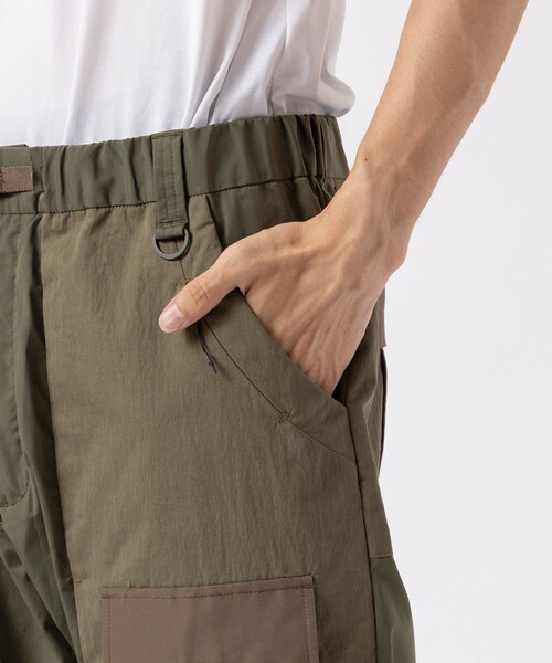 white mountaineering カーゴパンツ　パッチワーク　カーキ White Mountaineering / ホワイトマウンテニアリング】×NEXUSⅦ
