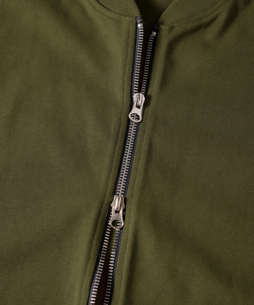 NewAnce(ニュアンス)の「【NewAnce】High Density Sweater MA-1 / 高密度スウェットMA-1(MA-1・メンズ・ブルー/ブラック/カーキ・M/L)」の8枚目の写真