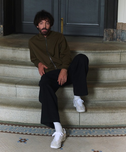 NewAnce(ニュアンス)の「【NewAnce】High Density Sweater MA-1 / 高密度スウェットMA-1(MA-1・メンズ・ブルー/ブラック/カーキ・M/L)」の4枚目の写真