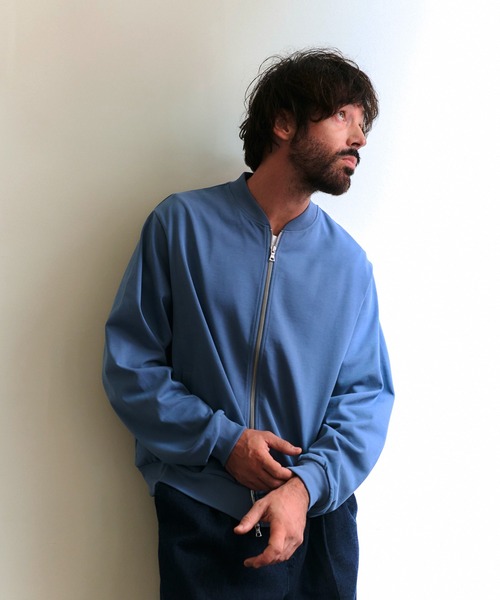 NewAnce(ニュアンス)の「【NewAnce】High Density Sweater MA-1 / 高密度スウェットMA-1(MA-1・メンズ・ブルー/ブラック/カーキ・M/L)」の13枚目の写真