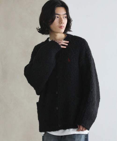 セール】U.S. POLO ASSN.別注 シャギービッグシルエットカーディガン