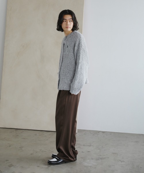 U.S. POLO ASSN.(ユーエスポロアッスン)の「U.S. POLO ASSN.別注 シャギービッグシルエットカーディガン(カーディガン/ボレロ・メンズ・ブラック/ワイン/オフホワイト/グレー・S/M/L/XL)」の17枚目の写真