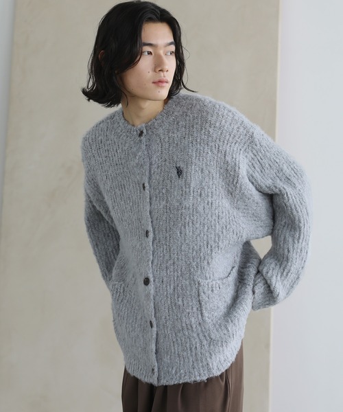 U.S. POLO ASSN.(ユーエスポロアッスン)の「U.S. POLO ASSN.別注 シャギービッグシルエットカーディガン(カーディガン/ボレロ・メンズ・ブラック/ワイン/オフホワイト/グレー・S/M/L/XL)」の19枚目の写真