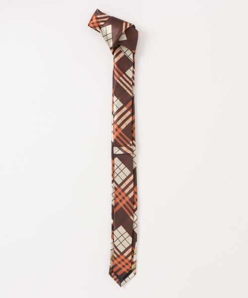 SPINNS(スピンズ)の「フラワーデザイン ネクタイ(ネクタイ・レディース・ブラック/ブラウン系その他・ONESIZE)」の6枚目の写真