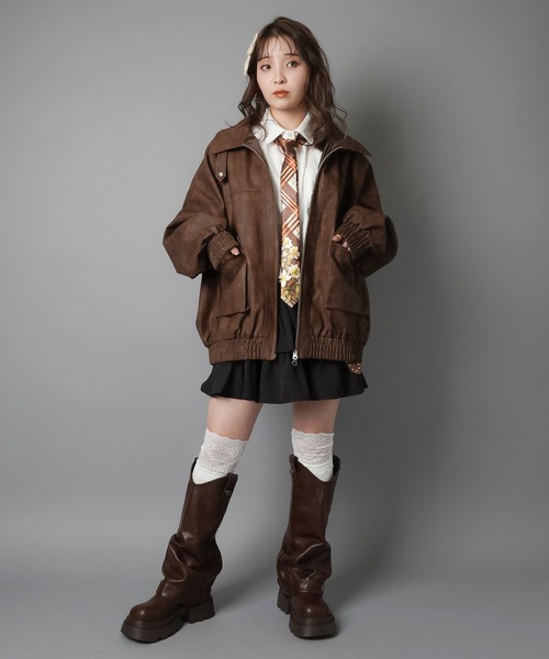 SPINNS(スピンズ)の「フラワーデザイン ネクタイ(ネクタイ・レディース・ブラック/ブラウン系その他・ONESIZE)」の11枚目の写真