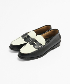 エンボス加工ローファー 黒白 THE KENFORD FINESHOES（ケンフォード ファインシューズ）の公式通販