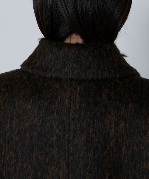 Mixed shaggy short double-zip blouson / ミックスシャギーショート