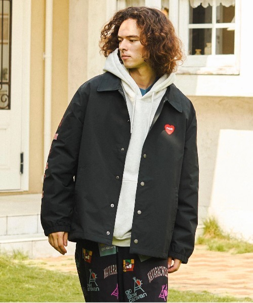 POLeR（ポーラー）の「POLeR/ポーラー　POLeR×GSC 60/40 COACH JACKET（ブルゾン・メンズ・ブラック/グレー・LARGE/X-LARGE/MEDIUM）」の14枚目の写真