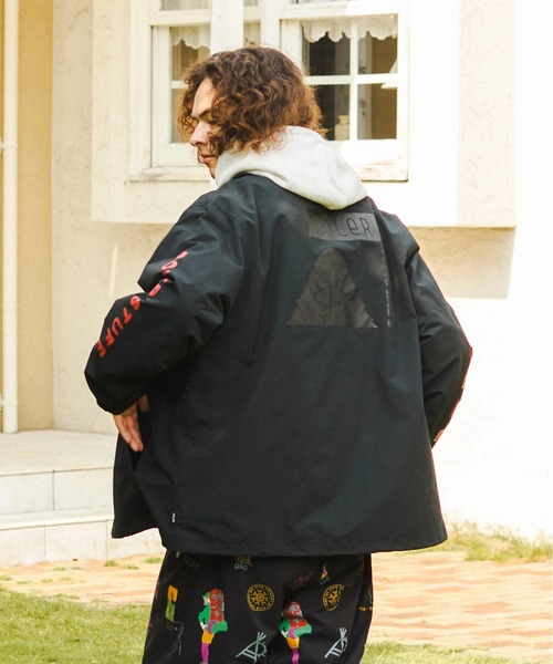 POLeR（ポーラー）の「POLeR/ポーラー　POLeR×GSC 60/40 COACH JACKET（ブルゾン・メンズ・ブラック/グレー・LARGE/X-LARGE/MEDIUM）」の16枚目の写真