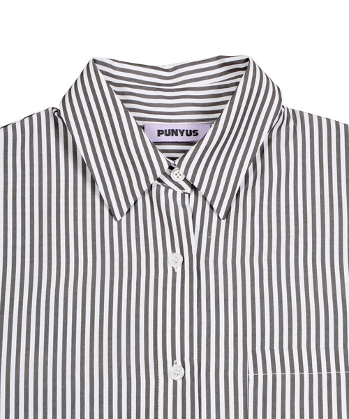 PUNYUS（プニュズ）の「キャンディストライプシャツ（シャツ/ブラウス・レディース・ブラック/グリーン/ブルー・2/3/4/1）」の20枚目の写真