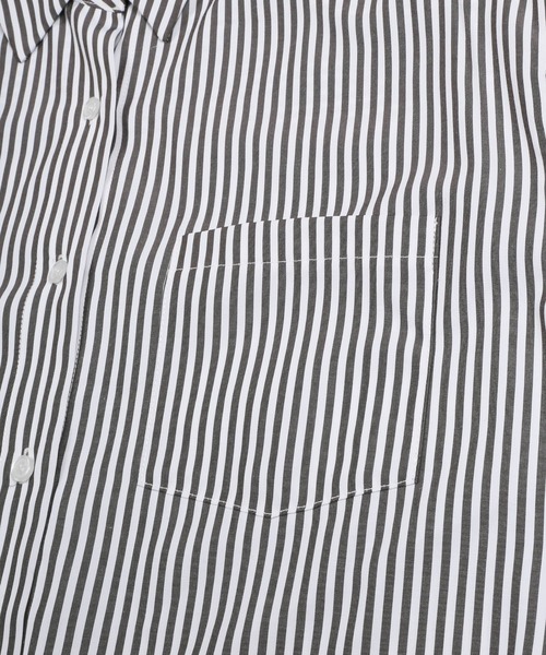 PUNYUS（プニュズ）の「キャンディストライプシャツ（シャツ/ブラウス・レディース・ブラック/グリーン/ブルー・2/3/4/1）」の22枚目の写真