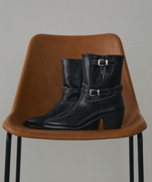 MERLOT | ダブルベルトダメージエンジニアブーツ(ブーツ)