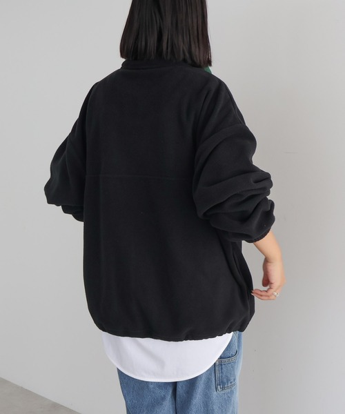 AMERICAN HOLIC（アメリカンホリック）の「Discus/ハーフZIPフリースプルオーバー（その他トップス・レディース・ブラック/ブルー・FREE）」の13枚目の写真