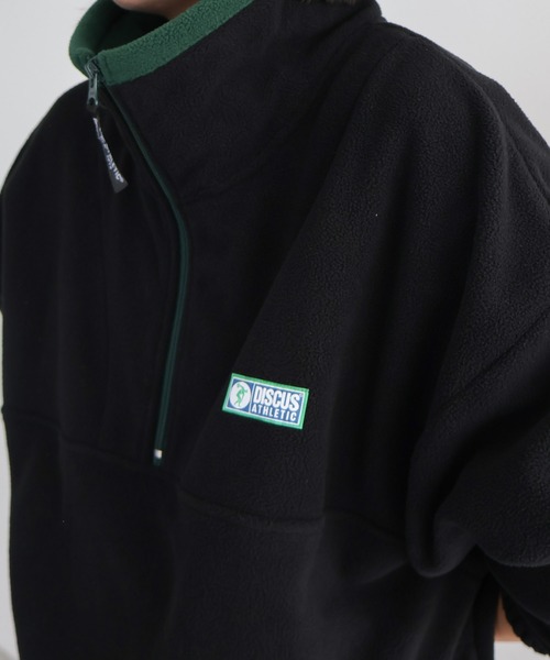 AMERICAN HOLIC（アメリカンホリック）の「Discus/ハーフZIPフリースプルオーバー（その他トップス・レディース・ブラック/ブルー・FREE）」の5枚目の写真