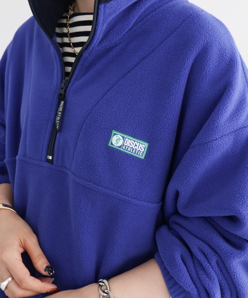 AMERICAN HOLIC（アメリカンホリック）の「Discus/ハーフZIPフリースプルオーバー（その他トップス・レディース・ブラック/ブルー・FREE）」の16枚目の写真