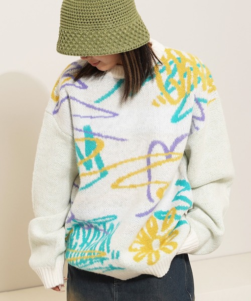 Tagging Mohair‑like Oversized Knit — объёмный свитер «под мохер»