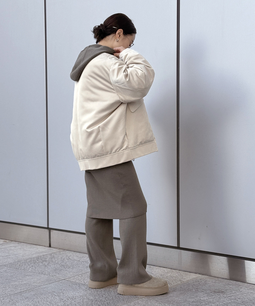 EVERYDAY I LIKE.（エヴリディアイライク）の「ヤク バラクラバマフラー（マフラー・レディース・チャコールグレー/ウッド・FREE）」の14枚目の写真