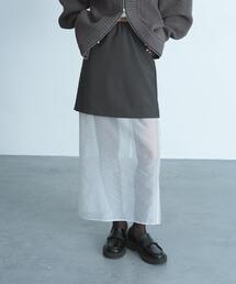 reversible sheer skirt