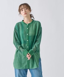 「KELEN / ケレン」 レースパッチワークシャツ HIMI