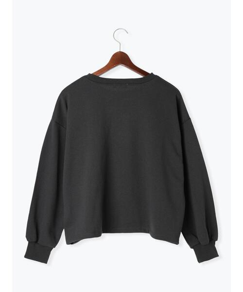 Te chichi TERRASSE（テチチテラス）の「ロゴラインストーン裏毛スウェット（Tシャツ/カットソー・レディース・オフホワイト/チャコールグレー/グレー・F）」の16枚目の写真