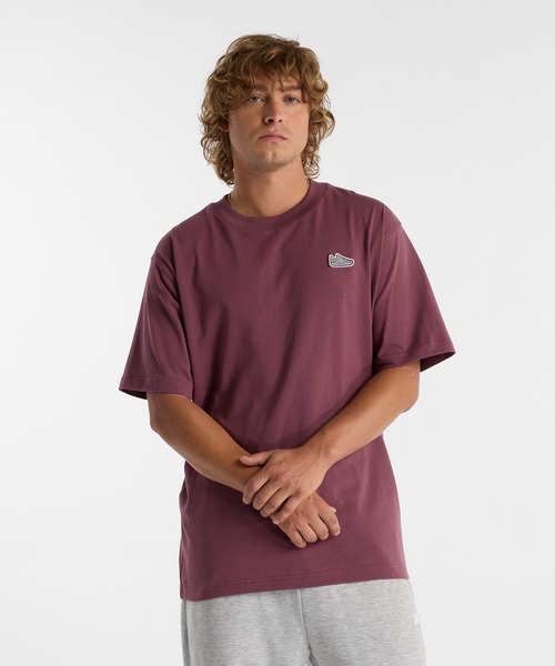 NEW BALANCE(ニューバランス)の「Athletics 574 Grey Day ショートスリーブTシャツ(Tシャツ/カットソー・メンズ・オフホワイト/パープル/ネイビー・XX-LARGE/X-LARGE/LARGE/MEDIUM/SMALL)」の3枚目の写真