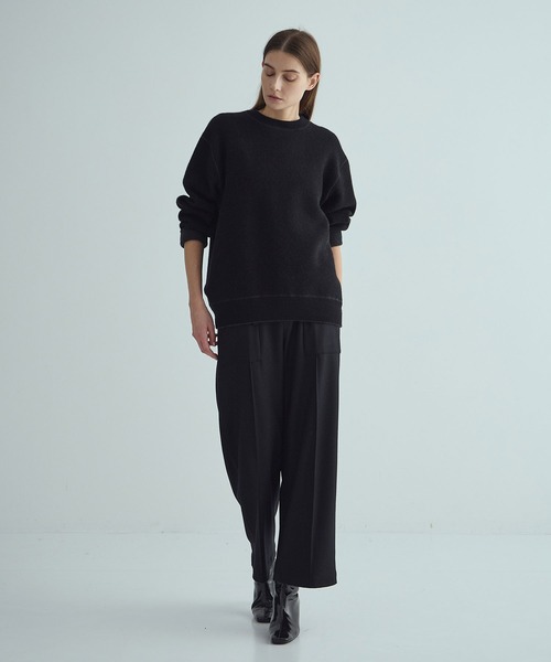 THE TOKYO(ザトウキョウ)の「【THE TOKYO/ザトウキョウ】CASHMERE REVERSIBLE PULLOVER/カシミヤリバーシブルプルオーバー/ニットトップス(ニット/セーター・レディース・ブルー/ブラック/チャコールグレー/グリーン/オレンジ・44/40)」の14枚目の写真