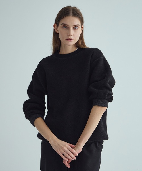 THE TOKYO(ザトウキョウ)の「【THE TOKYO/ザトウキョウ】CASHMERE REVERSIBLE PULLOVER/カシミヤリバーシブルプルオーバー/ニットトップス(ニット/セーター・レディース・ブルー/ブラック/チャコールグレー/グリーン/オレンジ・44/40)」の16枚目の写真