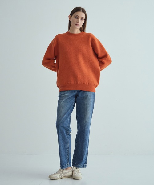 THE TOKYO(ザトウキョウ)の「【THE TOKYO/ザトウキョウ】CASHMERE REVERSIBLE PULLOVER/カシミヤリバーシブルプルオーバー/ニットトップス(ニット/セーター・レディース・ブルー/ブラック/チャコールグレー/グリーン/オレンジ・44/40)」の6枚目の写真