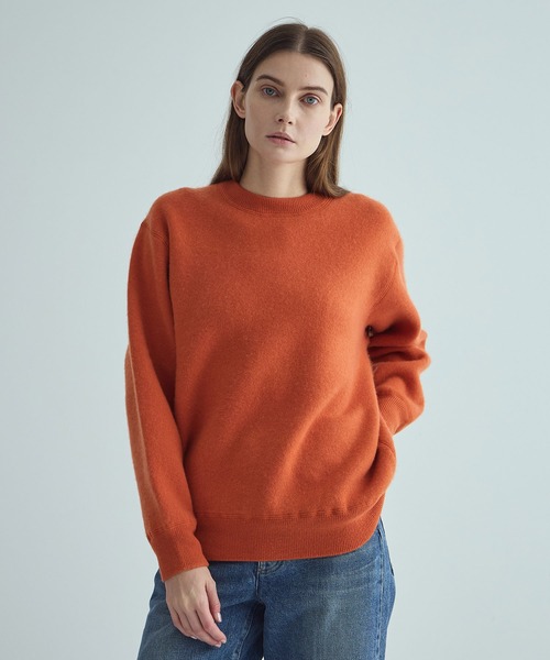 THE TOKYO(ザトウキョウ)の「【THE TOKYO/ザトウキョウ】CASHMERE REVERSIBLE PULLOVER/カシミヤリバーシブルプルオーバー/ニットトップス(ニット/セーター・レディース・ブルー/ブラック/チャコールグレー/グリーン/オレンジ・44/40)」の7枚目の写真