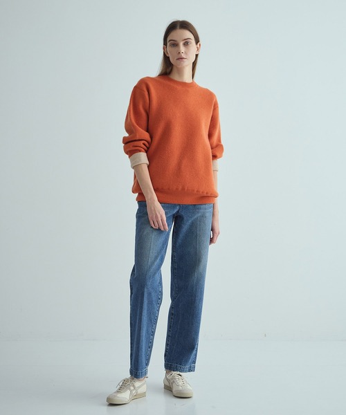THE TOKYO(ザトウキョウ)の「【THE TOKYO/ザトウキョウ】CASHMERE REVERSIBLE PULLOVER/カシミヤリバーシブルプルオーバー/ニットトップス(ニット/セーター・レディース・ブルー/ブラック/チャコールグレー/グリーン/オレンジ・44/40)」の9枚目の写真