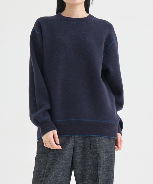 THE TOKYO/ザトウキョウ】CASHMERE REVERSIBLE PULLOVER/カシミヤ