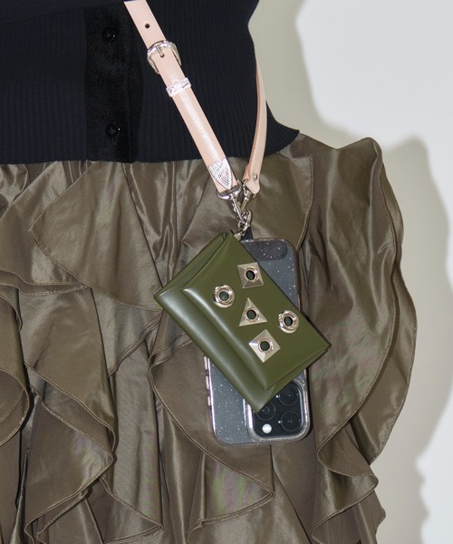 TOGA TOO/トーガトゥ】Metal motif card case/メタルモチーフ