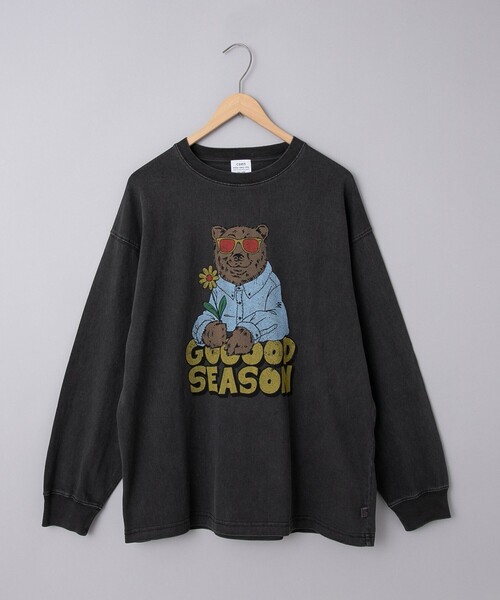 coen(コーエン)の「ベアピグメントプリントロングスリーブTシャツ(Tシャツ/カットソー・メンズ・ダークグレー/ナチュラル・M/L/XL)」の19枚目の写真