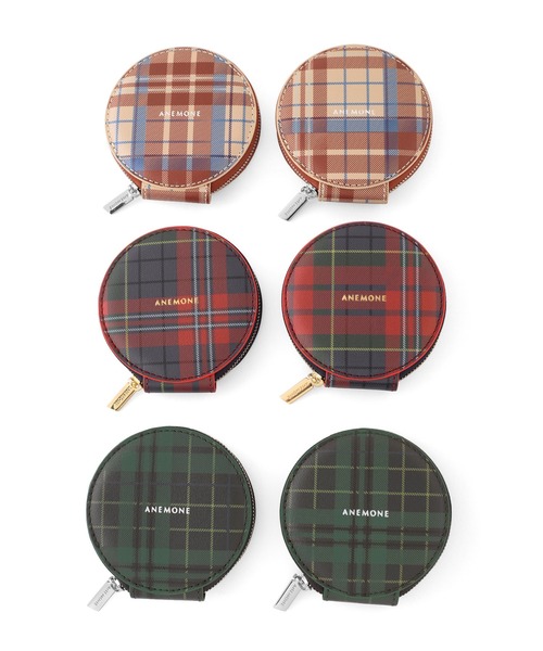 オンライン限定】チェックアクセサリーポーチ（ポーチ）｜ANEMONE