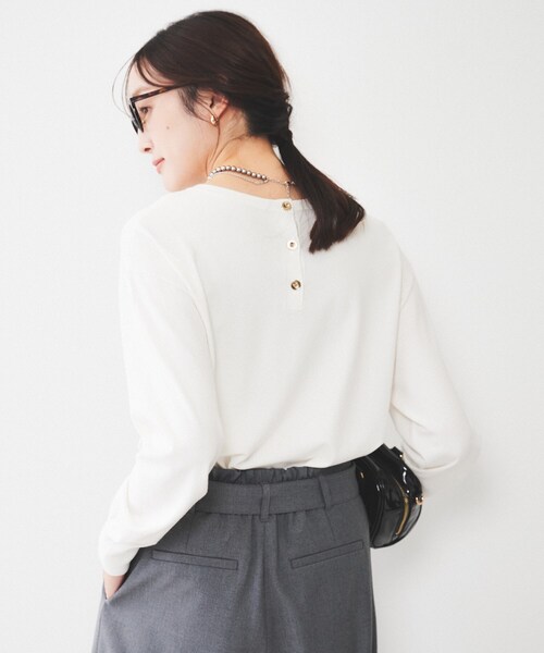 【洗える/2WAY】ストレッチニット