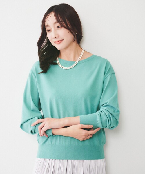 【洗える/2WAY】ストレッチニット