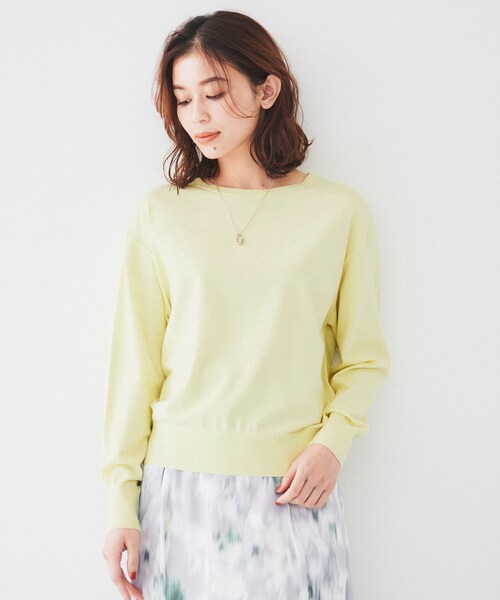 【洗える/2WAY】ストレッチニット