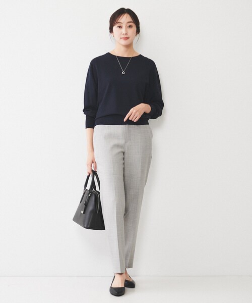 【洗える/2WAY】ストレッチニット