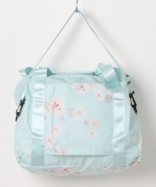 PAUL & JOE ACCESSOIRES(ポールアンドジョーアクセソワ)の「折りたたみボストンバッグ <クリザンテーム> PAUL & JOE ACCESSOIRES(ボストンバッグ・レディース・ブルー/ベージュ/イエロー・FREE)」の7枚目の写真
