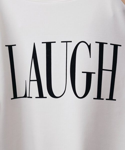 natural couture（ナチュラルクチュール）の「スポリロゴ入りプルオーバー（Tシャツ/カットソー・レディース・その他1/ブラック/オフホワイト/グレー・FREE）」の16枚目の写真