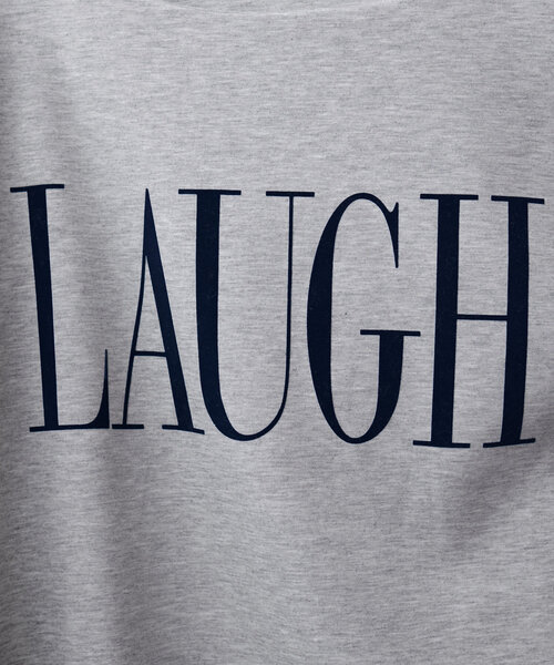 natural couture（ナチュラルクチュール）の「スポリロゴ入りプルオーバー（Tシャツ/カットソー・レディース・その他1/ブラック/オフホワイト/グレー・FREE）」の10枚目の写真