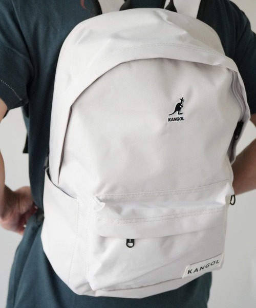 KANGOL（カンゴール）の「【KANGOL/カンゴール】ミニポーチ付き ボックスロゴ シンプル リュック/ バックパック（バックパック/リュック・メンズ・ブラック/グレー/ブラウン・FREE）」の10枚目の写真