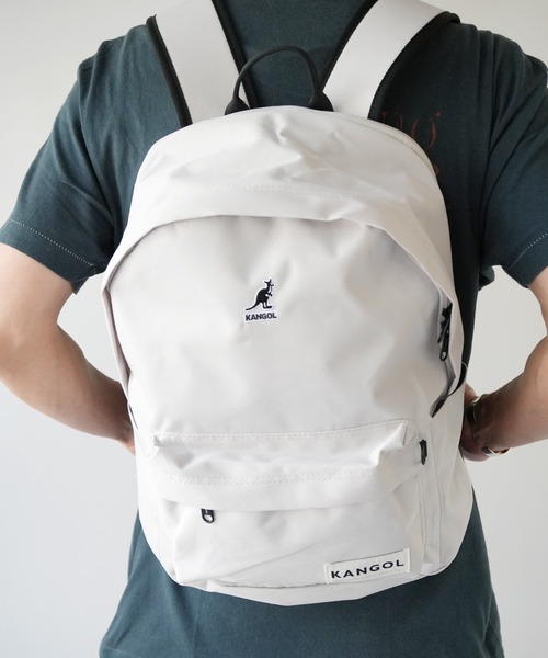 KANGOL（カンゴール）の「【KANGOL/カンゴール】ミニポーチ付き ボックスロゴ シンプル リュック/ バックパック（バックパック/リュック・メンズ・ブラック/グレー/ブラウン・FREE）」の11枚目の写真