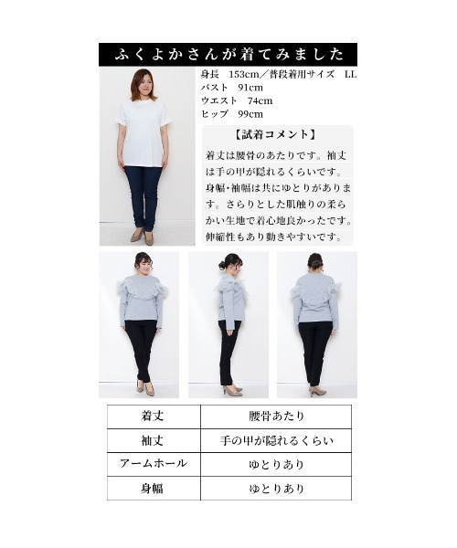 Sawa a la mode（サワアラモード）の「チュールドッキングトップス（Tシャツ/カットソー・レディース・グレー/ブラック・FREE）」の4枚目の写真