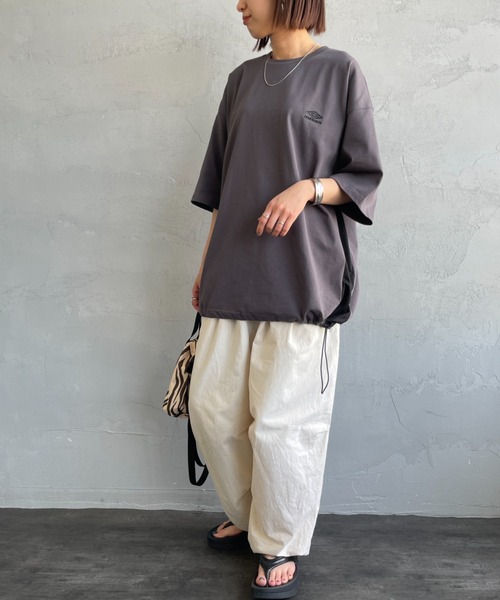 UMBRO（アンブロ）の「[UMBRO/アンブロ] 別注 ワンポイントロゴ メッシュ切替Tシャツ（Tシャツ/カットソー・レディース・ブラック/チャコール/ホワイト・M/S/XL/L）」の16枚目の写真