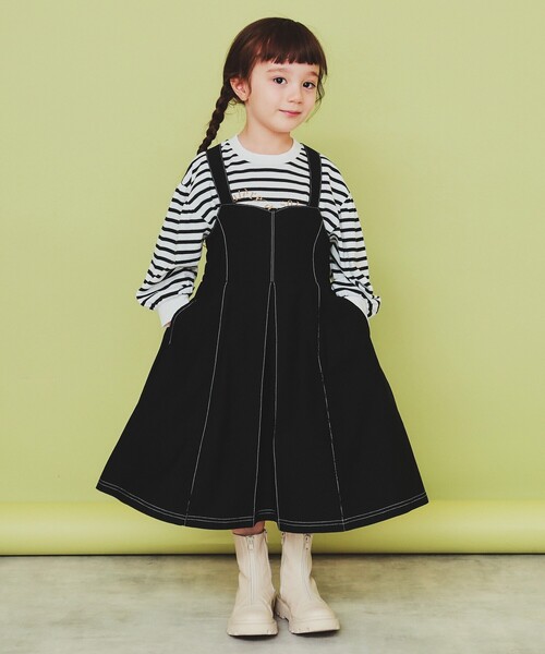 THE SHOP TK (ザ ショップ ティーケー )の「【110-150】ハートロゴパフ袖プルオーバー/洗濯機OK(Tシャツ/カットソー・キッズ・イエロー系その他/ブラック系2/チャコールグレー・11/12/15 /13/14)」の22枚目の写真