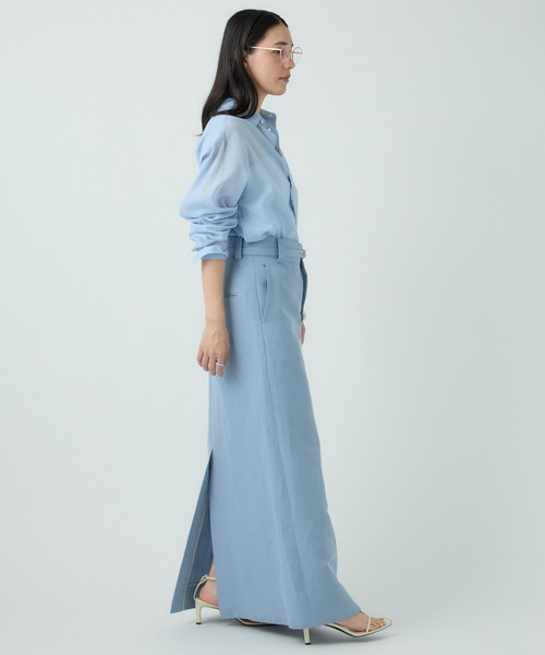 Chaos(カオス)の「Chaos(カオス)/エトールシャツ(シャツ/ブラウス・レディース・ホワイト/サックスブルー・FREE)」の13枚目の写真