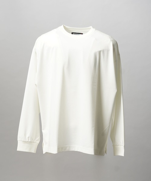 MAISON SPECIAL(メゾンスペシャル)の「《UNISEX》Prime-Over Smashing Light Punch Crew Neck Long Sleeve T-Shirt/プライムオーバースマッシングライトポンチクルーネックロングスリーブティーシャツ【MAISON SPECIAL/メゾンスペシャル】(Tシャツ/カットソー・メンズ・ブラック/グレイッシュベージュ/チャコールグレー/ホワイト/レッド・0/1/2)」の18枚目の写真